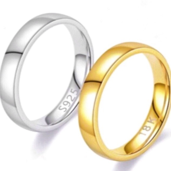 Sterling Silver Wedding Bands - Picture 5 of 7